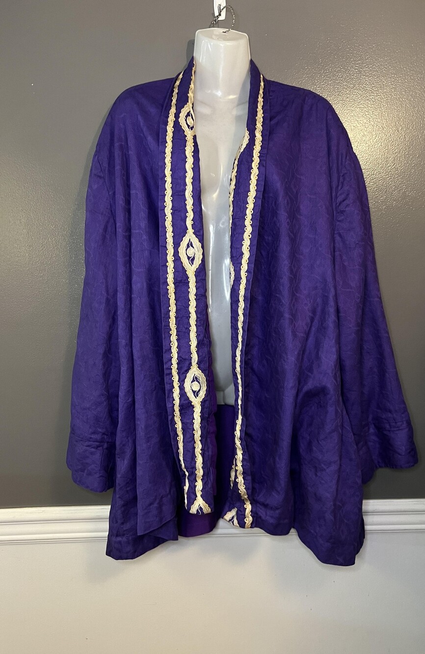 Ginatu Robe Jacket Mens 2XL Embroidered Ghanaian African Lined Exclusive